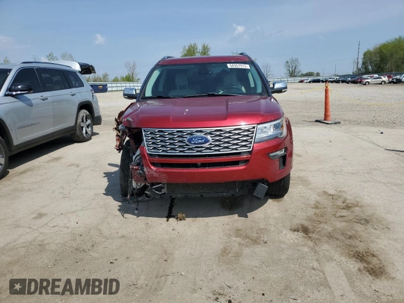 2019 Ford Explorer Platinum с VIN 1FM5K8HT1KGA40736, выставлен на аукционе Copart как лот 54357915 с пробегом 67 164 миль миль и Списание • Salvage title. История ставок и продаж доступна на DreamBid. Изображение 5.