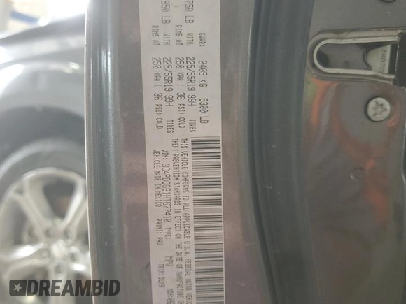 2017 Dodge Journey Crossroad Plus with VIN 3C4PDCGB1HT677410, listed as a Copart auction lot 53134325 with 204,531 mi miles and Salvage title. Bid and sale history available at DreamBid. Image 15.