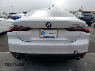 2021 BMW 4 Series 430i with VIN WBA53AP07MCG84168, listed as a Copart auction lot 86926464 with 17,145 mi miles and Salvage Title. Bid and sale history available at DreamBid. Image 6.