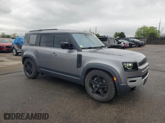 2020 Land Rover Defender SE z VIN SALEP7EU5L2023135, wystawiony jako Copart lot #53918005 z przebiegiem 73 427 mil mil oraz Szkoda całkowita • Salvage title. Historia ofert i sprzedaży dostępna na DreamBid. Obrazek 4.