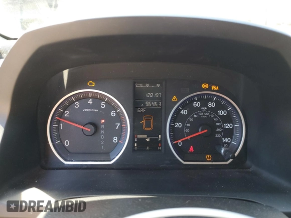 2007 Honda CR-V EX-L with VIN JHLRE48757C008463, listed as a Copart auction lot 53600195 with 128,197 mi miles and Salvage Title. Bid and sale history available at carsss.com. Image 9.