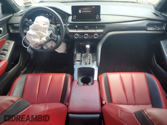 2023 Acura Integra w/A-Spec Package with VIN 19UDE4H33PA025604, listed as a Copart auction lot 57311985 with 25,323 mi miles and Salvage title. Bid and sale history available at DreamBid. Image 8.