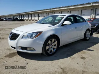 2013 Buick Regal Turbo Premium 2 with VIN 2G4GT5GV6D9192679, listed as a Copart auction lot 48308015 with 96,778 mi miles and Salvage Title. Bid and sale history available at carsss.com. Image 1.