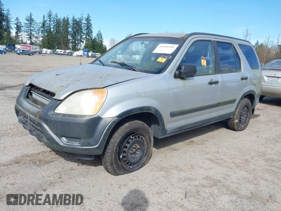 2002 Honda CR-V LX with VIN JHLRD68432C013805, listed as a IAAI auction lot 41890509 with 367,650 mi miles and . Bid and sale history available at carsss.com. Image 2.