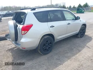 2008 Toyota RAV4 with VIN JTMBD33V385203520, listed as a IAAI auction lot 42141654 with 130,057 mi miles. Bid and sale history available at carsss.com. Image 4.