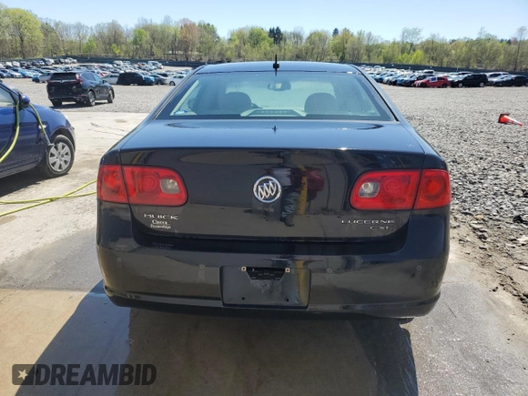 2007 Buick Lucerne V6 CXL with VIN 1G4HD57297U152501, listed as a Copart auction lot 54382325 with 154,100 mi miles and Salvage Title. Bid and sale history available at carsss.com. Image 6.