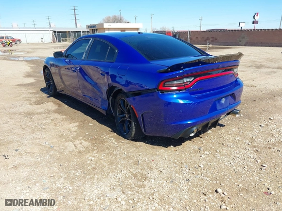 2018 Dodge Charger SXT with VIN 2C3CDXBG6JH313561, listed as a IAAI auction lot 41733632 with 97,940 mi miles. Bid and sale history available at carsss.com. Image 3.