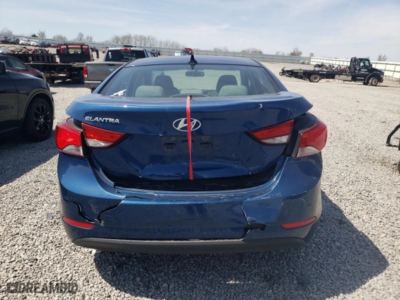 2015 Hyundai Elantra Limited with VIN KMHDH4AE6FU341704, listed as a Copart auction lot 51455675 with 134,738 mi miles and Clean Title. Bid and sale history available at carsss.com. Image 6.