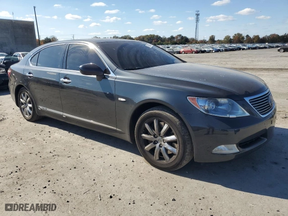 2008 Lexus LS 600h L with VIN JTHDU46F185004337, listed as a Copart auction lot 77908074 with NaN miles and Salvage Title. Bid and sale history available at carsss.com. Image 4.