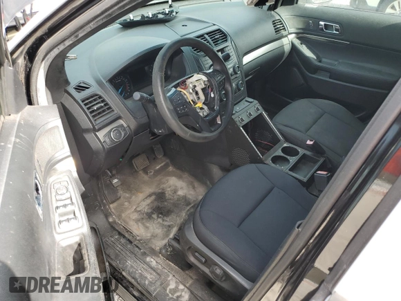2016 Ford Utility Police Interceptor with VIN 1FM5K8AR9GGD05120, listed as a Copart auction lot 89334145 with 0 mi miles and Clean Title. Bid and sale history available at carsss.com. Image 8.