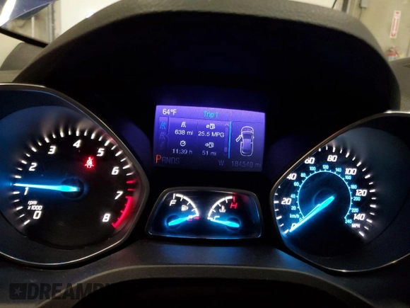 2013 Ford Escape SE with VIN 1FMCU9G93DUD88510, listed as a Copart auction lot 52361855 with 184,549 mi miles and Salvage Title. Bid and sale history available at DreamBid. Image 9.