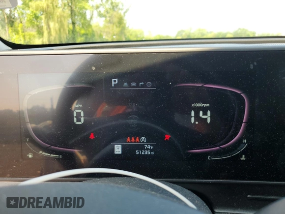 2023 Kia Sportage EX with VIN 5XYK33AF3PG043773, listed as a Copart auction lot 60225335 with 51,235 mi miles and Salvage title. Bid and sale history available at DreamBid. Image 9.