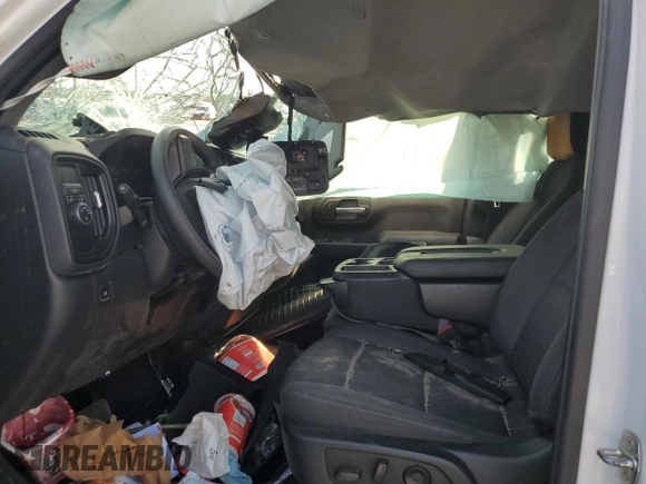 2022 Chevrolet Silverado 1500 Custom with VIN 3GCPABEK2NG596071, listed as a Copart auction lot 47257045 with Not Provided miles and Non Repairable. Bid and sale history available at DreamBid. Image 7.