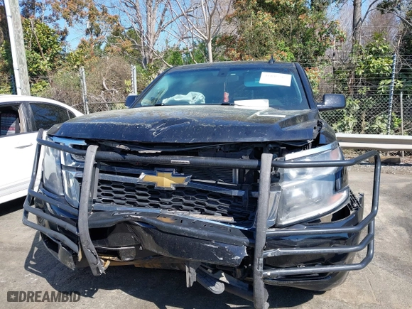 2019 Chevrolet Tahoe Commercial with VIN 1GNLCDECXKR133529, listed as a IAAI auction lot 41890263 with 160,227 mi miles. Bid and sale history available at carsss.com. Image 12.