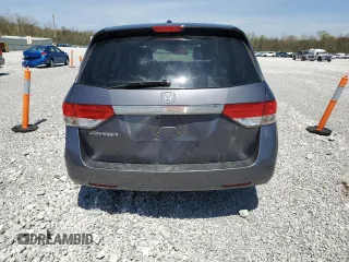 2016 Honda Odyssey EX-L with VIN 5FNRL5H61GB072390, listed as a Copart auction lot 54174445 with 149,088 mi miles and Salvage Title. Bid and sale history available at DreamBid. Image 6.