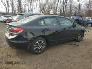 2015 Honda Civic EX with VIN 19XFB2F83FE022040, listed as a Copart auction lot 79080164 with 84,304 mi miles and Salvage Title. Bid and sale history available at carsss.com. Image 3.