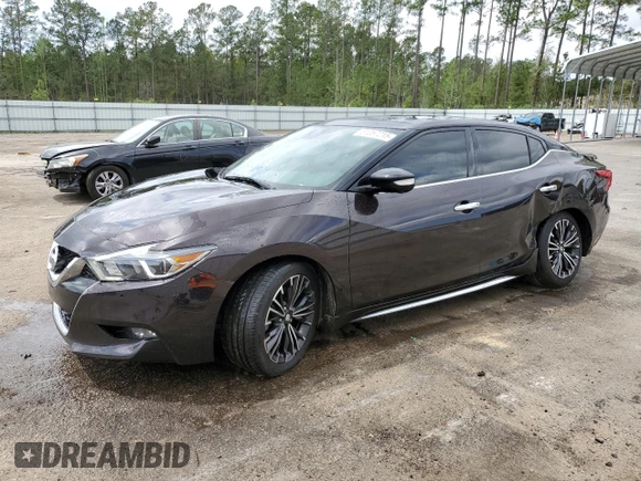 2016 Nissan Maxima SV with VIN 1N4AA6APXGC389289, listed as a Copart auction lot 51057215 with 140,532 mi miles and Salvage Title. Bid and sale history available at DreamBid. Image 1.
