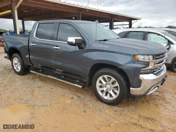 2019 Chevrolet Silverado 1500 LTZ with VIN 1GCPWEED2KZ134786, listed as a Copart auction lot 73515084 with 90,422 mi miles and Salvage Title. Bid and sale history available at carsss.com. Image 4.