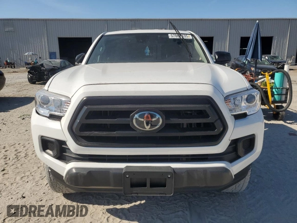 2022 Toyota Tacoma SR with VIN 3TYRX5GN5NT065551, listed as a Copart auction lot 57867435 with 51,120 mi miles and Salvage title. Bid and sale history available at DreamBid. Image 5.