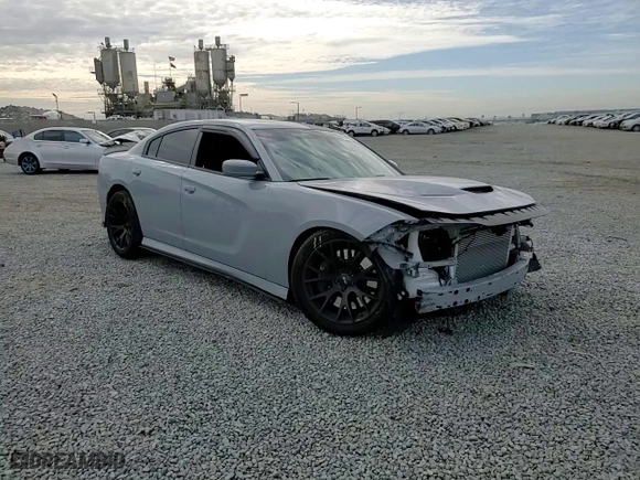 2022 Dodge Charger Scat Pack with VIN 2C3CDXGJ8NH181395, listed as a Copart auction lot 47210095 with 19,911 mi miles and Salvage Title. Bid and sale history available at carsss.com. Image 10.