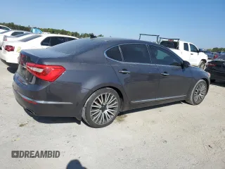 2014 Kia Cadenza Premium with VIN KNALN4D72E5124419, listed as a Copart auction lot 50237975 with 180,826 mi miles and Clean Title. Bid and sale history available at carsss.com. Image 3.