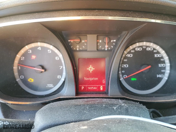 2011 GMC Terrain SLE-2 with VIN 2CTALSEC9B6224425, listed as a Copart auction lot 46997675 with 140,544 mi miles and Salvage Title. Bid and sale history available at carsss.com. Image 9.