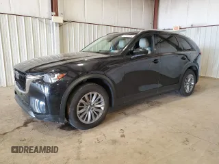 2024 Mazda CX-90 3.3 Turbo Preferred with VIN JM3KKBHD8R1117877, listed as a Copart auction lot 50509345 with 17,030 mi miles and Salvage Title. Bid and sale history available at carsss.com. Image 1.