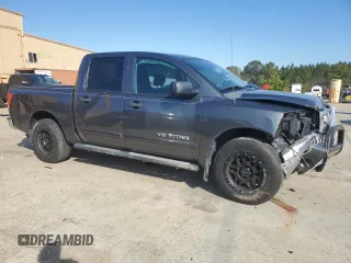 2012 Nissan Titan SV with VIN 1N6BA0ED0CN309652, listed as a Copart auction lot 46663485 with 139,884 mi miles and Salvage title. Bid and sale history available at DreamBid. Image 4.