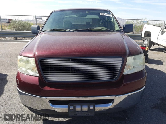 2006 Ford F-150 XLT with VIN 1FTPW12556KB24158, listed as a Copart auction lot 58204215 with 156,338 mi miles and Salvage title. Bid and sale history available at DreamBid. Image 5.