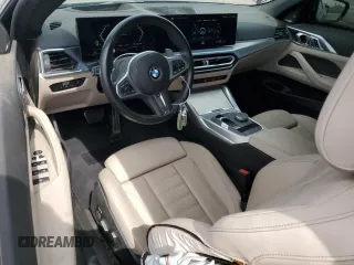 2024 BMW 4 Series M440i with VIN WBA53AT02RCN29473, listed as a Copart auction lot 72592014 with 4,930 mi miles and Salvage Title. Bid and sale history available at carsss.com. Image 8.
