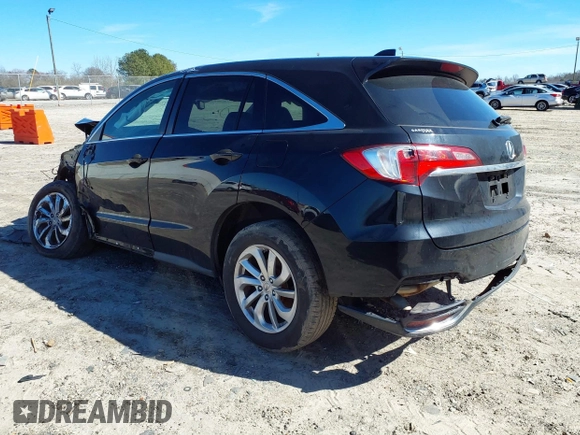 2017 Acura RDX with VIN 5J8TB4H37HL020089, listed as a IAAI auction lot 41649352 with Not provided miles and . Bid and sale history available at DreamBid. Image 3.