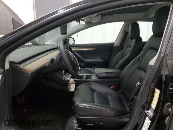 2022 Tesla Model 3 Long Range with VIN 5YJ3E1EB1NF289638, listed as a Copart auction lot 53390035 with 135,898 mi miles and Clean Title. Bid and sale history available at DreamBid. Image 7.