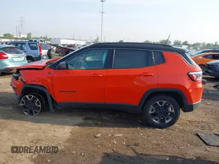 2018 Jeep Compass Trailhawk with VIN 3C4NJDDBXJT212723, listed as a IAAI auction lot 42469638 with 108,000 mi miles and . Bid and sale history available at DreamBid. Image 14.