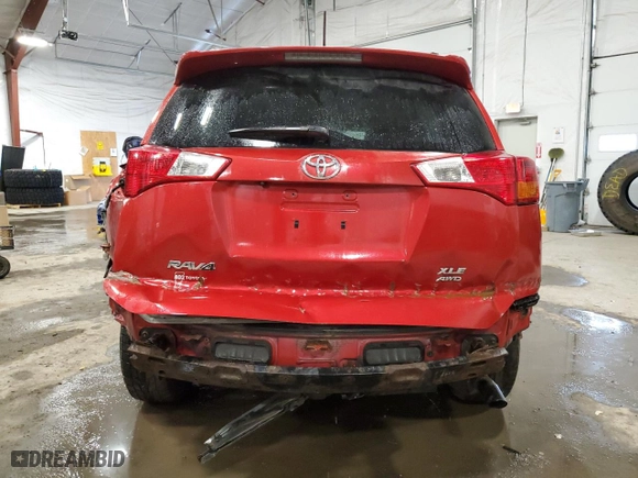 2015 Toyota RAV4 XLE with VIN JTMRFREV7FD101827, listed as a Copart auction lot 46823395 with 148,659 mi miles and Salvage Title. Bid and sale history available at carsss.com. Image 6.