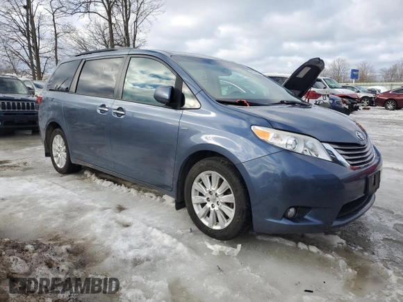 2016 Toyota Sienna Ltd with VIN 5TDDK3DC1GS135142, listed as a Copart auction lot 45336825 with 189,257 mi miles and Clean Title. Bid and sale history available at carsss.com. Image 4.