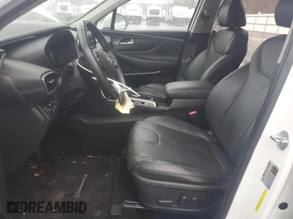 2020 Hyundai Santa Fe SEL with VIN 5NMS3CAA8LH150399, listed as a Copart auction lot 43323105 with 57,781 mi miles and Salvage Title. Bid and sale history available at carsss.com. Image 7.