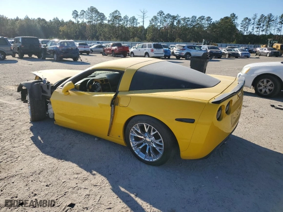 2006 Chevrolet Corvette with VIN 1G1YY26U665109486, listed as a Copart auction lot 82463274 with 129,705 mi miles and Salvage Title. Bid and sale history available at carsss.com. Image 2.