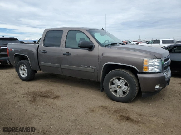 2007 Chevrolet Silverado 1500 LTZ with VIN 2GCEK13M871683018, listed as a Copart auction lot 48894445 with 133,708 mi miles and Salvage Title. Bid and sale history available at carsss.com. Image 4.