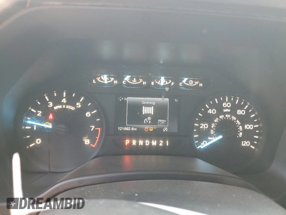 2018 Ford F-150 XL with VIN 1FTMF1CB2JFE39024, listed as a Copart auction lot 88847245 with 121,592 mi miles and Salvage Title. Bid and sale history available at carsss.com. Image 9.