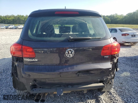 2016 Volkswagen Tiguan S with VIN WVGAV7AX4GW545891, listed as a Copart auction lot 55859595 with 153,317 mi miles and Salvage title. Bid and sale history available at DreamBid. Image 6.