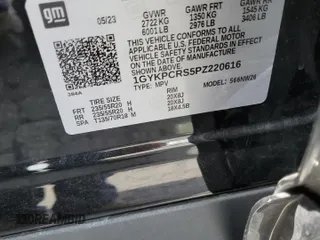2023 Cadillac XT6 FWD Premium Luxury with VIN 1GYKPCRS5PZ220616, listed as a Copart auction lot 56913725 with 25,860 mi miles and Salvage title. Bid and sale history available at DreamBid. Image 13.
