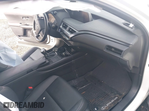 2020 Lexus UX 250h z VIN JTHP9JBH8L2023403, wystawiony jako IAAI lot #40035496 z przebiegiem 42 902 mil mil oraz . Historia ofert i sprzedaży dostępna na DreamBid. Obrazek 5.