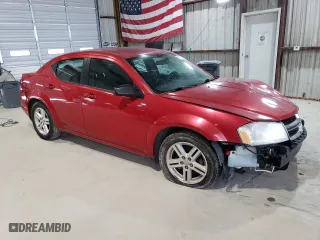 2014 Dodge Avenger SE with VIN 1C3CDZAB5EN115780, listed as a Copart auction lot 52776935 with 129,526 mi miles and Salvage Title. Bid and sale history available at carsss.com. Image 4.
