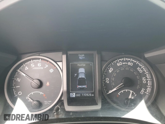 2018 Toyota Tacoma SR5 z VIN 3TMAZ5CN8JM063442, wystawiony jako Copart lot #55141725 z przebiegiem 110 926 mil mil oraz Szkoda całkowita • Salvage title. Historia ofert i sprzedaży dostępna na DreamBid. Obrazek 9.