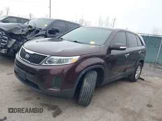 2014 Kia Sorento LX with VIN 5XYKT3A64EG481294, listed as a IAAI auction lot 41923848 with 179,414 mi miles. Bid and sale history available at carsss.com. Image 2.
