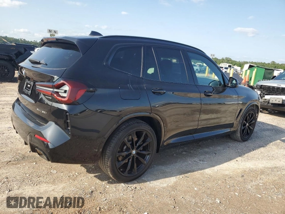 2023 BMW X3 sDrive30i z VIN 5UX43DP05P9P87523, wystawiony jako Copart lot #56310965 z przebiegiem 24 834 mil mil oraz Szkoda całkowita • Salvage title. Historia ofert i sprzedaży dostępna na DreamBid. Obrazek 3.