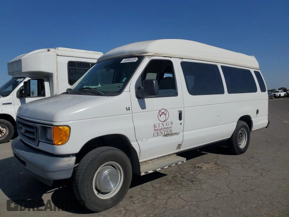 2006 Ford Econoline Cargo with VIN 1FTSS34L56HA71231, listed as a Copart auction lot 53383235 with 186,021 mi miles and Clean Title. Bid and sale history available at DreamBid. Image 1.