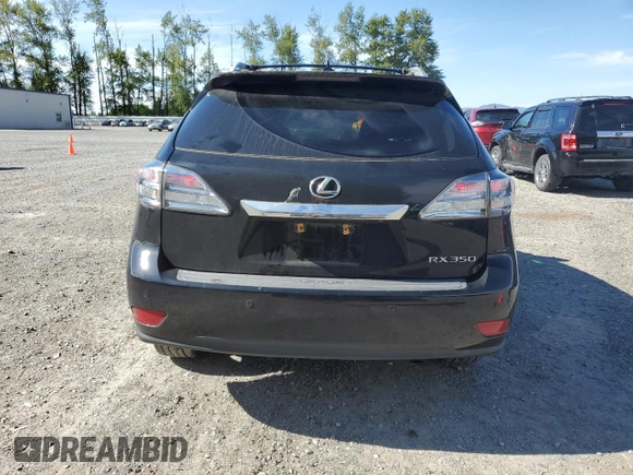 2012 Lexus RX 350 with VIN 2T2BK1BA1CC152745, listed as a Copart auction lot 59221485 with 198,669 mi miles and Salvage title. Bid and sale history available at DreamBid. Image 6.