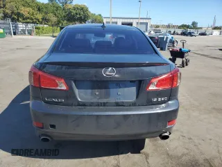 2011 Lexus IS 250 with VIN JTHBF5C23B5138850, listed as a Copart auction lot 44443045 with 116,358 mi miles and Salvage Title. Bid and sale history available at DreamBid. Image 6.