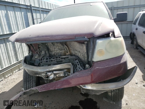 2006 Ford F-150 STX with VIN 1FTRX14W26KD78017, listed as a Copart auction lot 46853235 with 196,436 mi miles and Salvage Title. Bid and sale history available at carsss.com. Image 5.